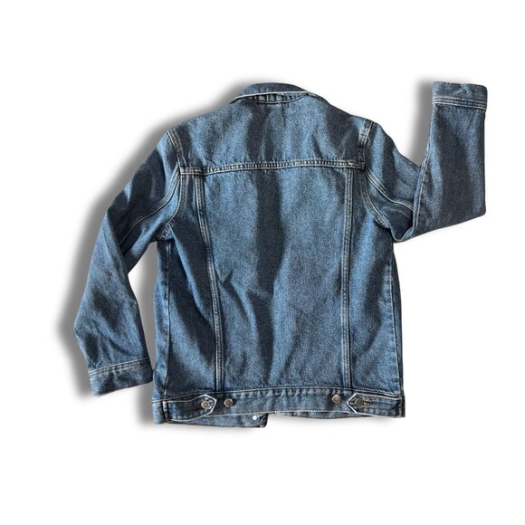 H&M Divided Mens Denim Jacket Size 2 Classic Blue Casual Style Made In Banglades - Picture 3 of 7